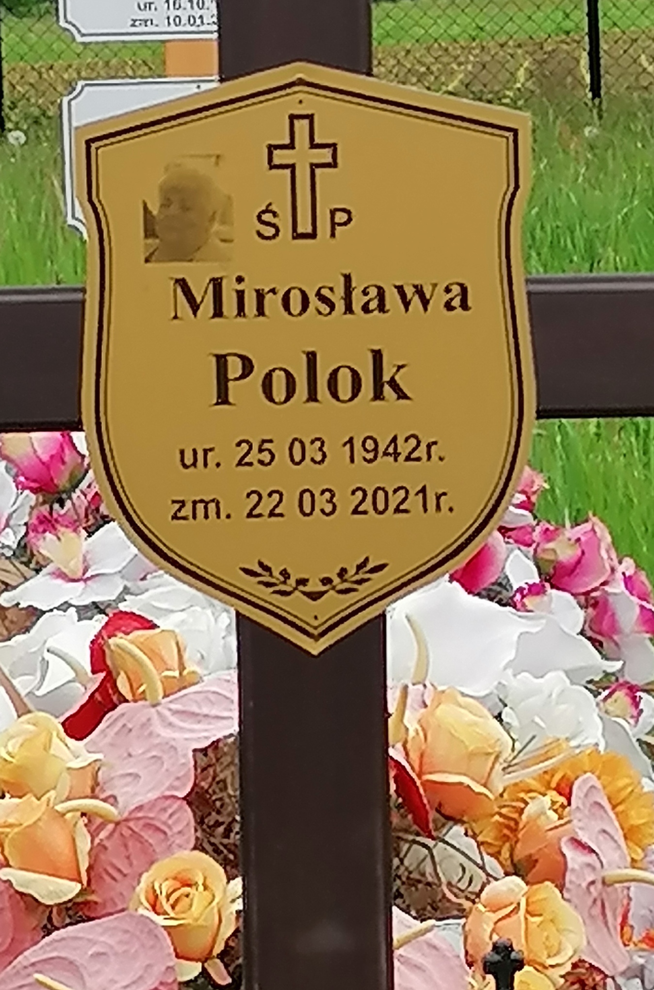 Grób Mirosława Polok